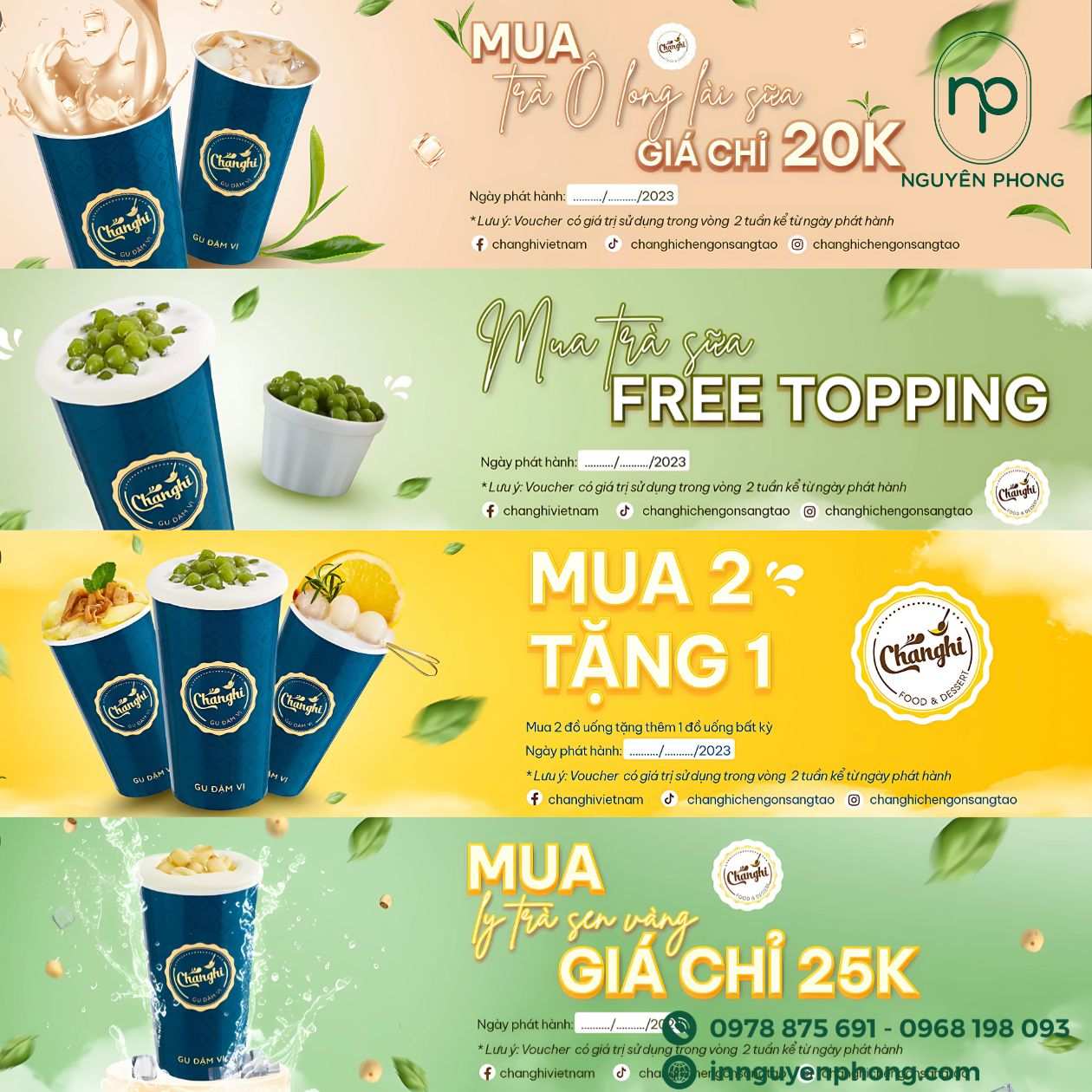 Voucher trà sữa